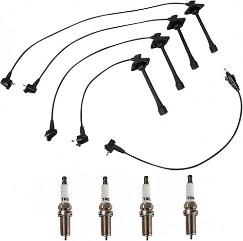 Miniatura 112 de TRQ Kit de bujías de 5 piezas de bujías de iridio compatibles con Chevrolet Aveo 2004-2008 Aveo5 2004-2008