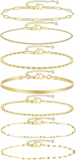 Women's Bracelet, 14K Gold-Plated Bracelets, Boho Adjustable Bracelet, Twist Snake…