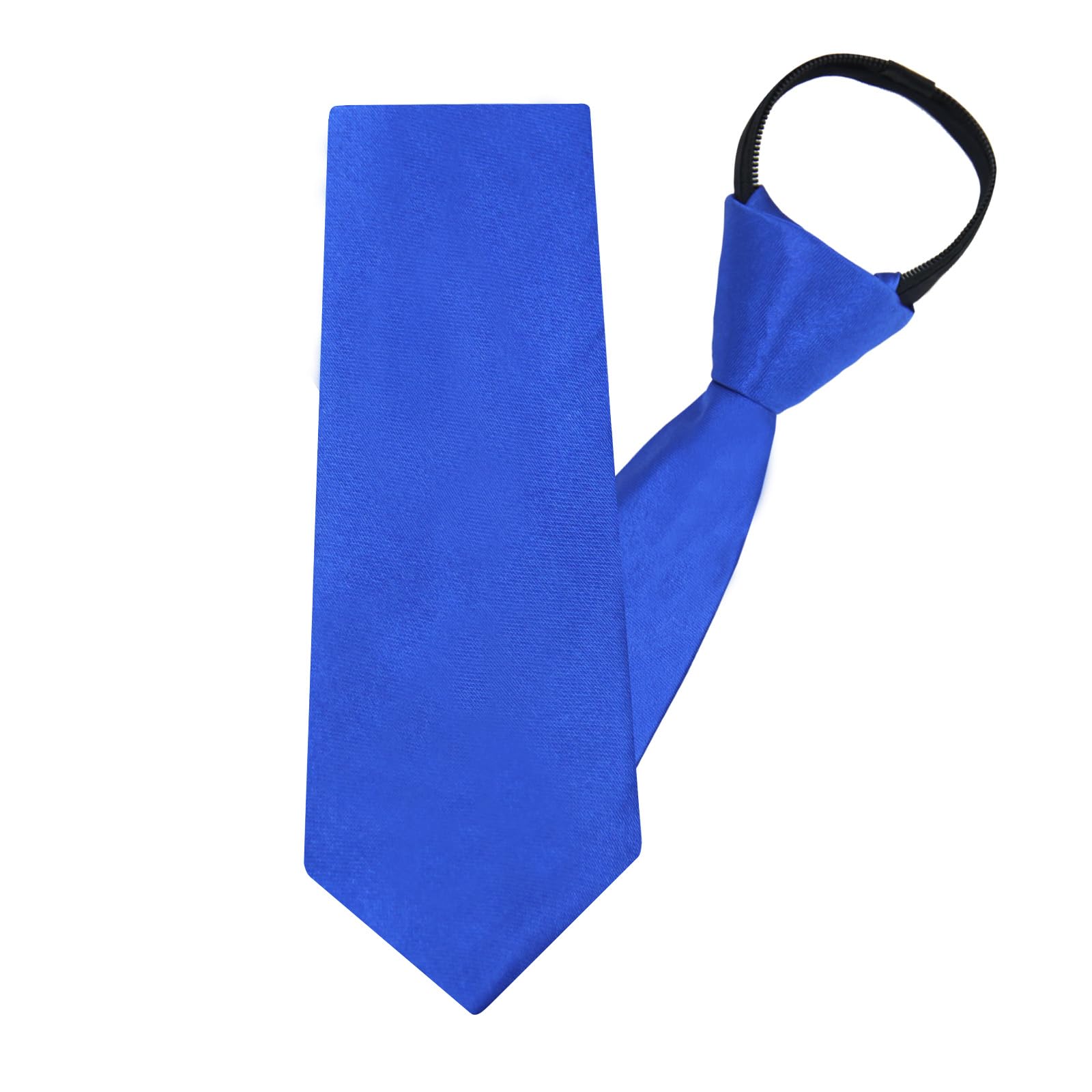 Keyoung Krawatte Schwarz Herren Krawatten,Vorgebundene verstellbare Krawatten mit Reißverschluss,Schwarze Krawatte Herren elegante Hochzeitskrawatten für Büro oder Feiertagsveranstaltungen