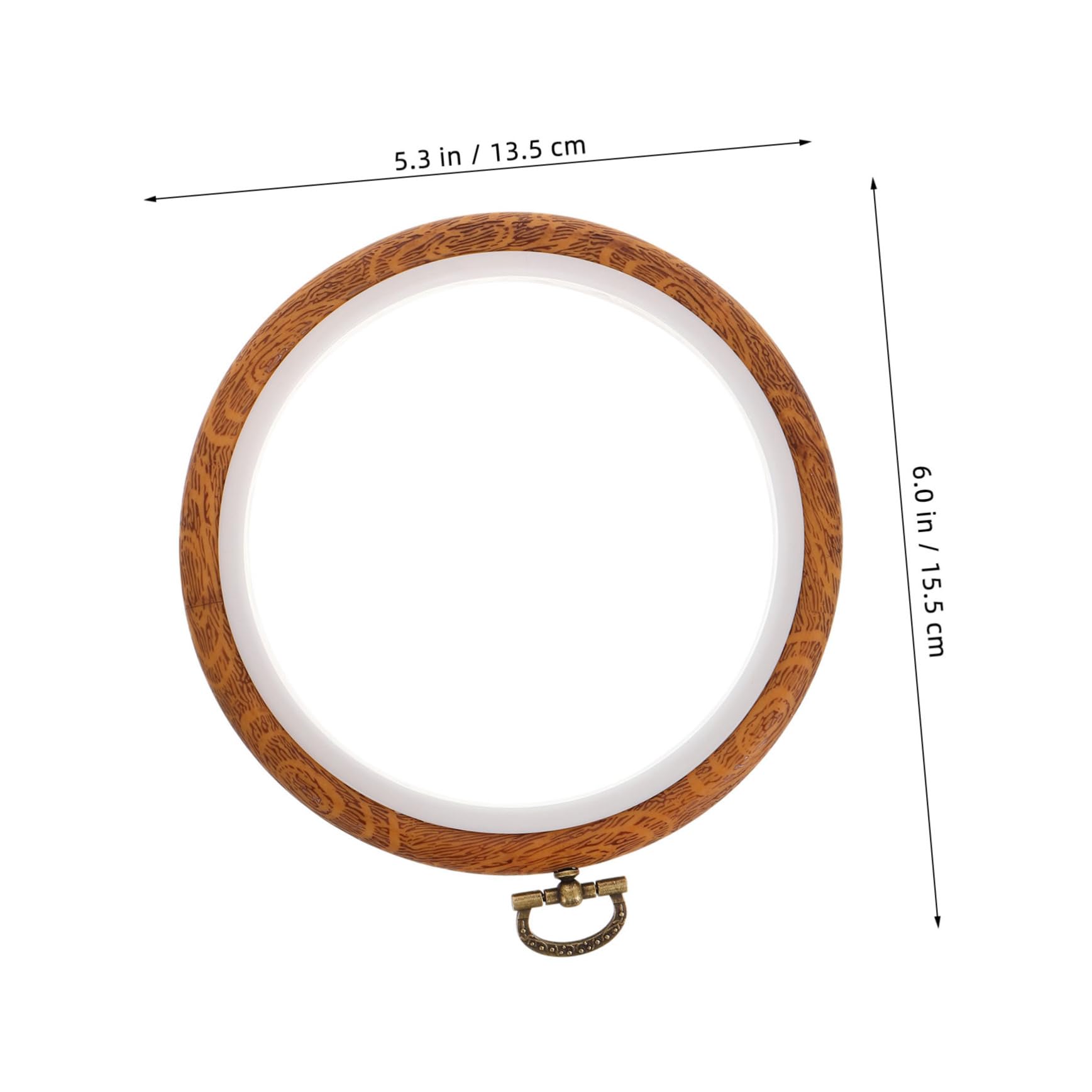 NUOBESTY 10stücke Stickrahmen Kunststoff Stickringe für Kreuzstich und Diy-handarbeit Runde Rahmen zur Präsentation von Stickereien und Handarbeiten