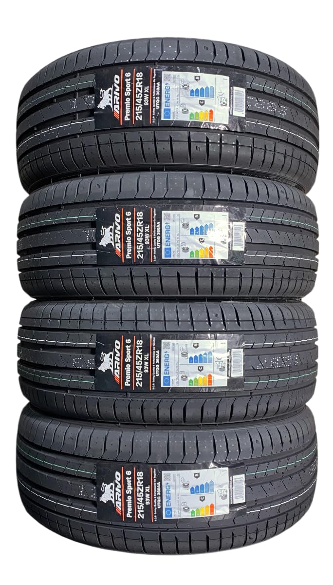 Amazon.co.jp: 215/45R18 93W XL ARIVO PREMIO SPORT 6 サマータイヤ 4