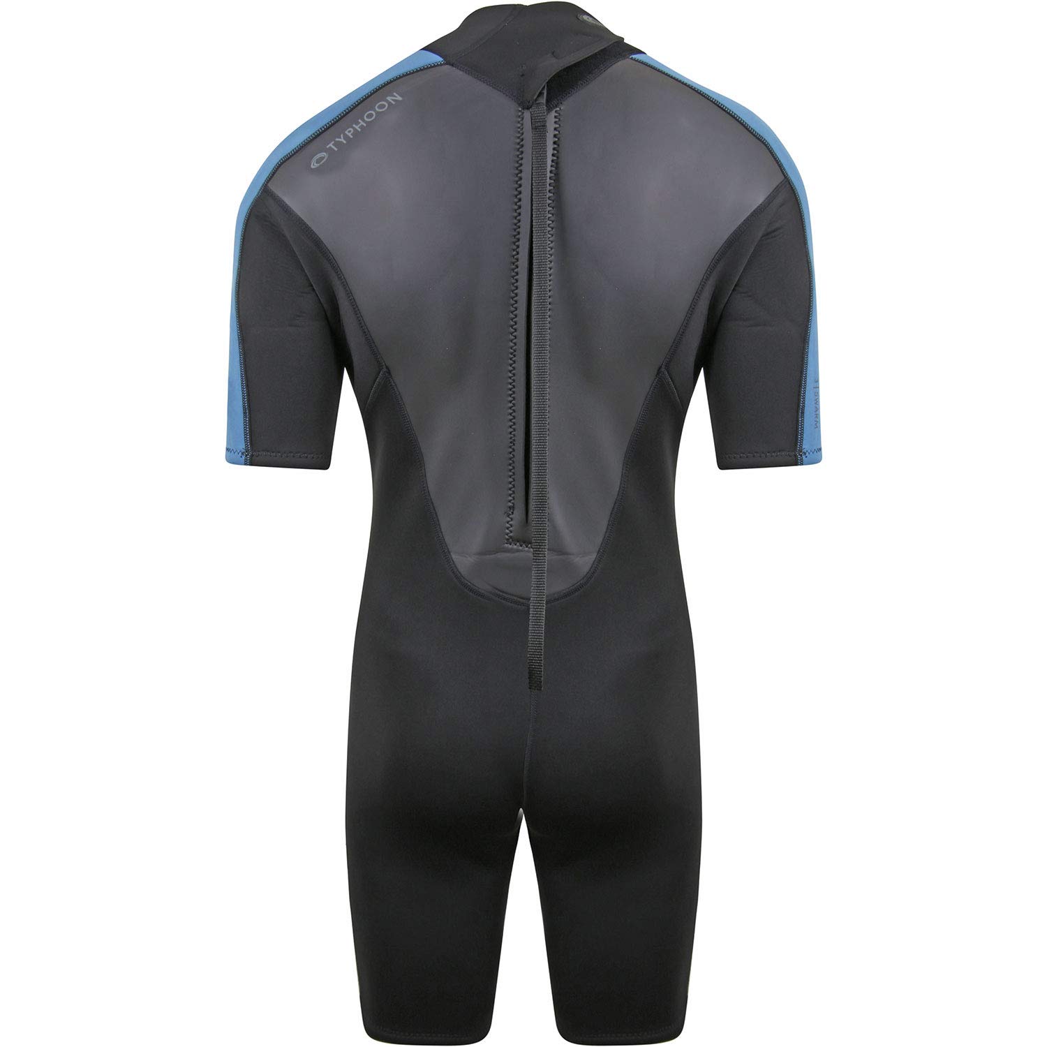 Typhoon Swarm3 3/2mm Shorty Wetsuit - Black/Blue Steel 250983 S