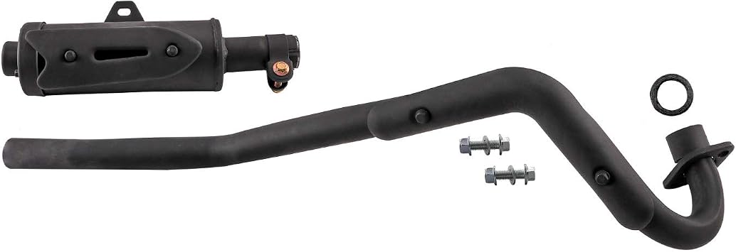28mm 1 1/8" Muffler Exhaust Pipe for ATV Quad Go Kart 50cc 70cc 90cc 110 125cc