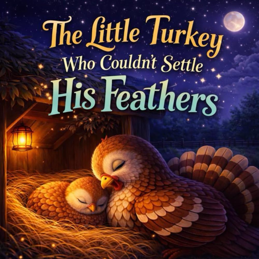 The Little Turkey Who Couldn't Settle His Feathers: A Cozy Bedtime Story for Kids About Calming Down and Falling Asleep (Sleepy Little Animals)