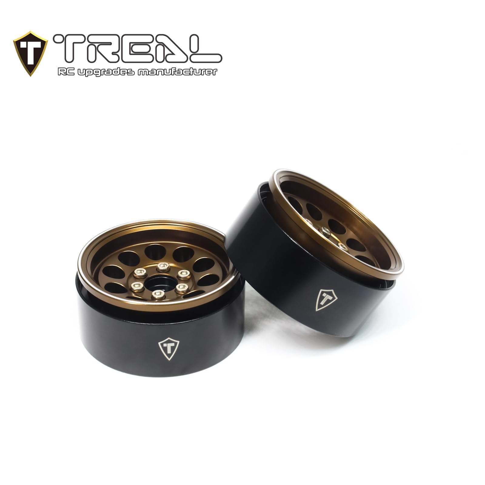 4 StüCk 1,55 Metall Beadlock Rad Felgen Nabe Für 1/10 RC