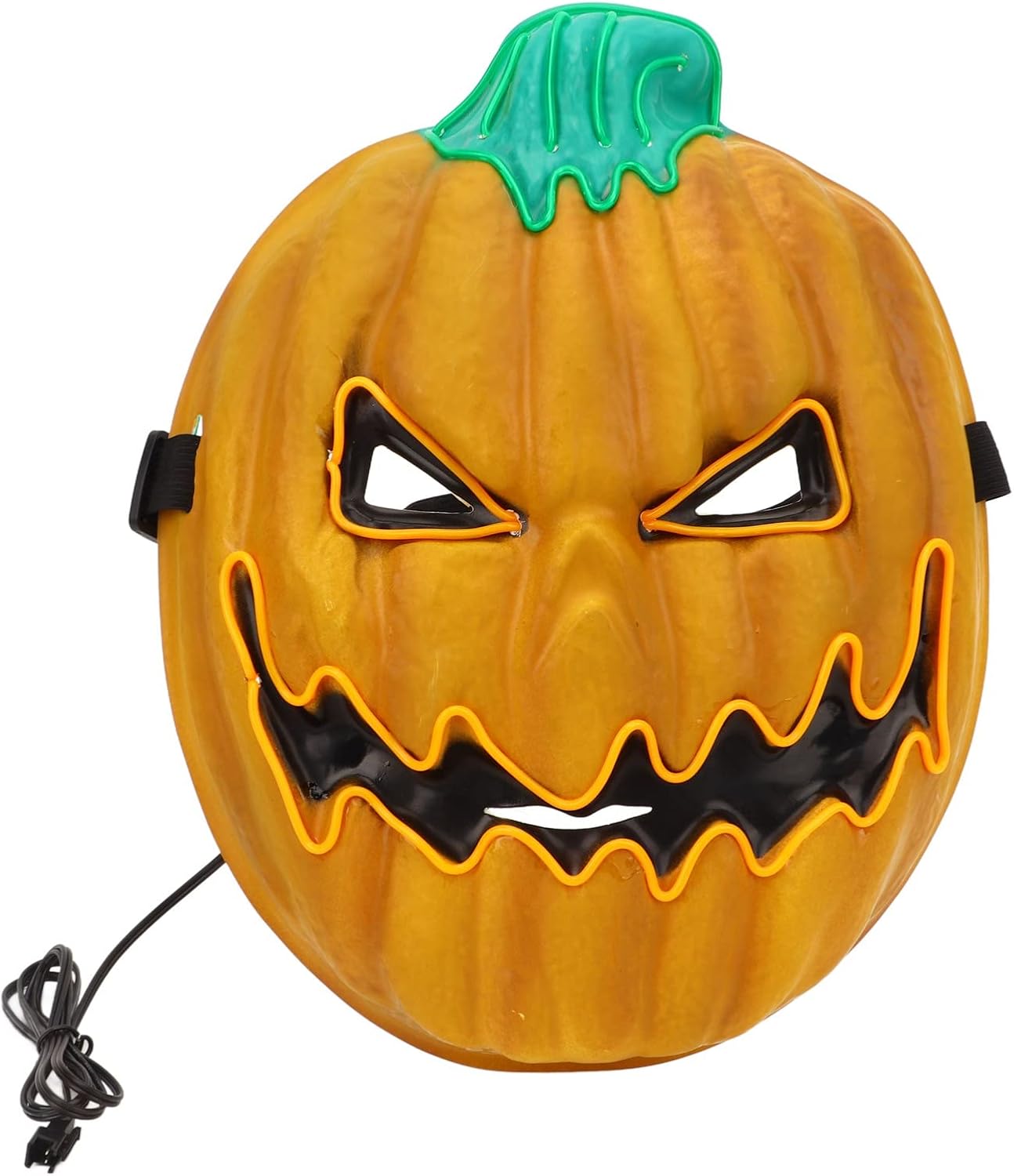 Halloween Pumpkin Mask 3 Lighting Modes LED Luminous Novelty Scary Party Pumpkin Head Face Cover for Adult Halloween Pumpkin Mask 3 Lighting Modes LED Luminous Novelty Scary Party Pumpkin Head Face Cover for Adult