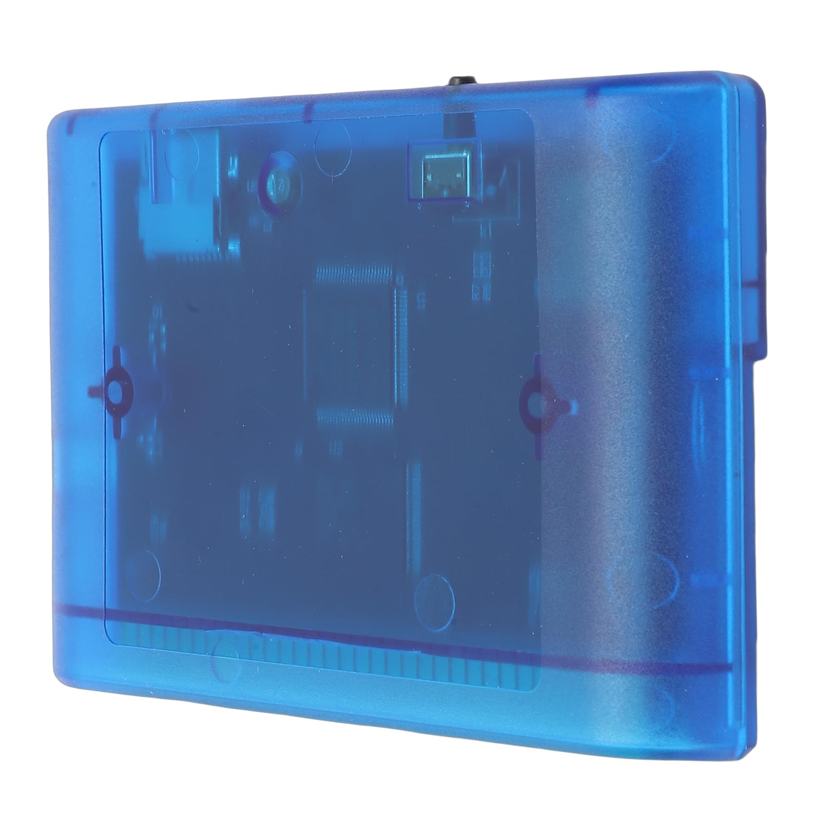 Plyisty Cartouche de Jeu Mega Drive V3 Pro pour Genesis et Master System, Carte Flash Tout-en-un avec Carte TF de 4 Go, Fonction de Sauvegarde et Prise en Charge des Triches, pour (BLUE)