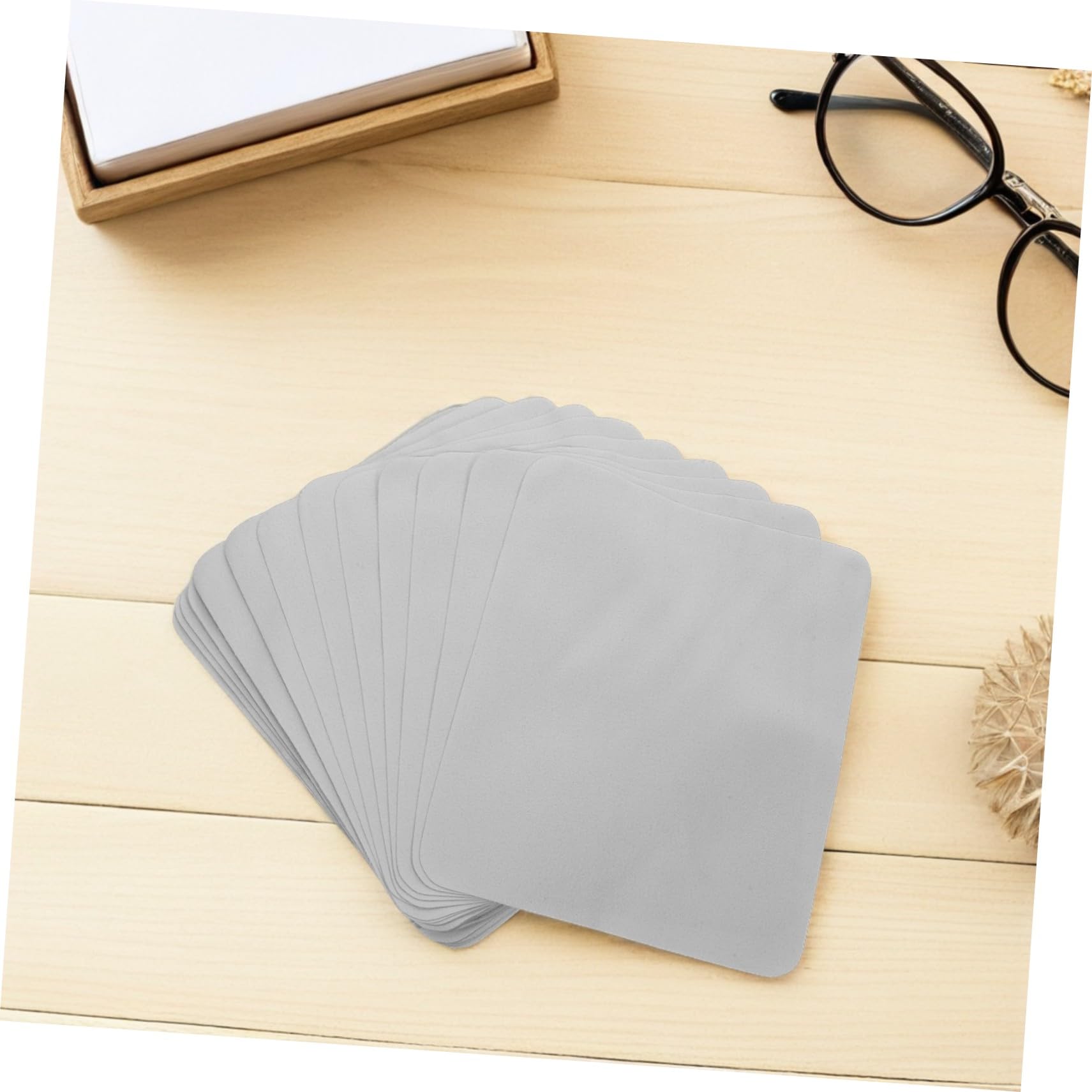 minkissy 100piezas Paño De Microfibra Para Gafas Paños De Limpieza De Lentes Suaves Toallitas De Microfibra Para Gafas Teléfonos y Portátiles De Limpieza