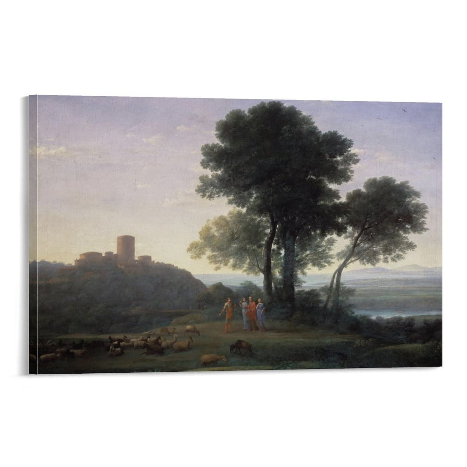 Jacob with Laban And His Daughters By Claude Lorra
