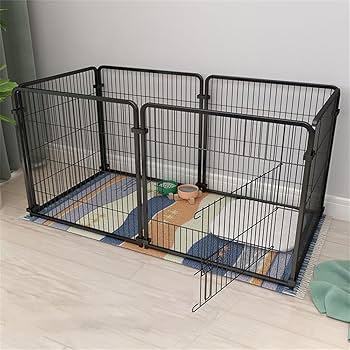 Amazon | ペットフェンス ペットサークル ドア付き 室内 屋外