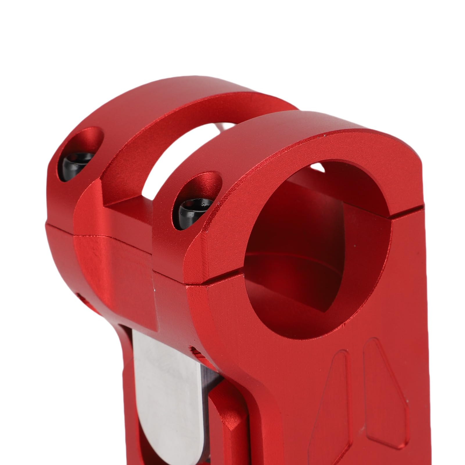 Wspornik Rowerowy, Amortyzowany Wspornik Kierownicy Rowerowej ze Stopu Aluminium w Kolorze Czerwonym ze stabilną jazdą do Roweru Górskiego Road Off Road
