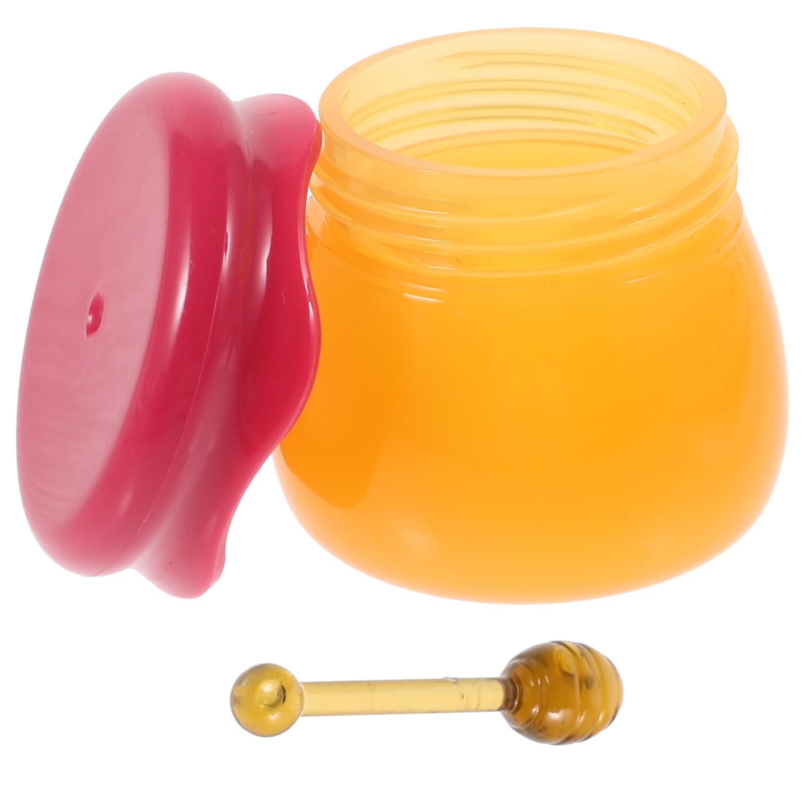 DOITOOL 6g Lip Balm Jar with Spoon Refillable Cream Container for Cosmetics Lightweight Travel Sample Jar Versatile Storage