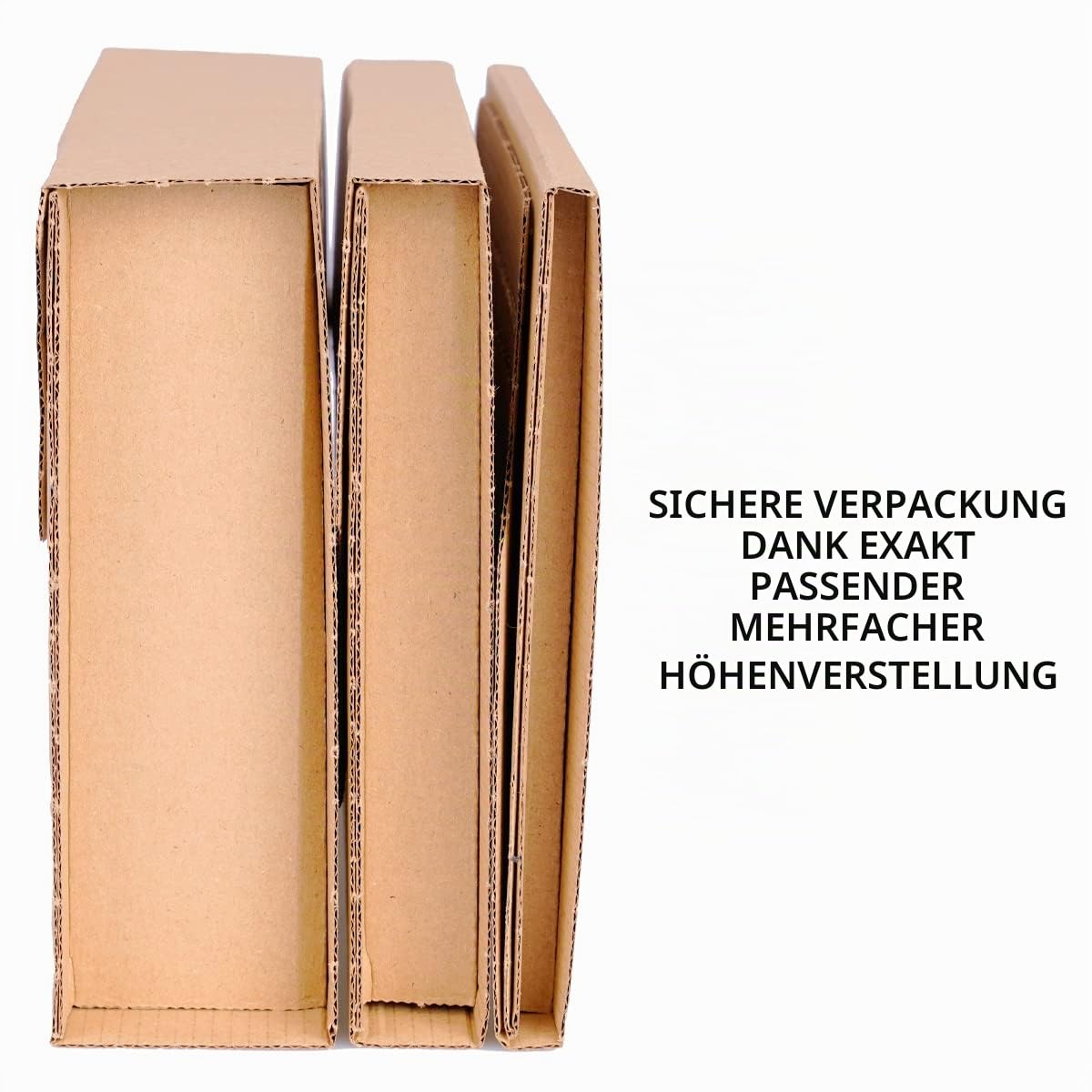 verpacking Buchverpackung 430 x 310 x 10-60 mm DIN A3 selbstklebend (Außenmaß 495 x 320 x 10-60 mm) Universal Wickelverpackung (50 Stück)