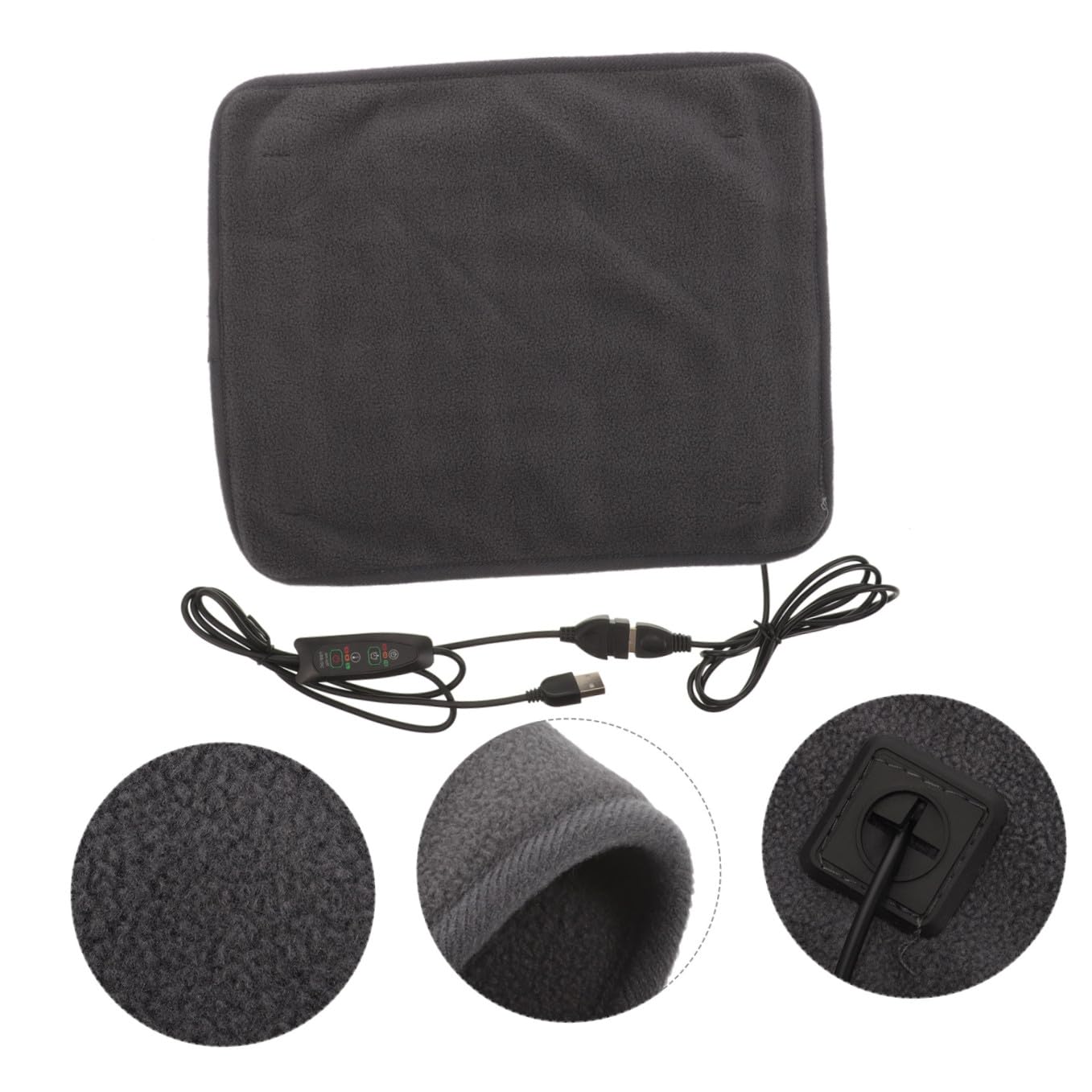 UKCOCO Tapis Chauffant USB pour Animaux, Coussin de Couchage en Polyester