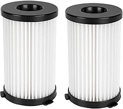 Koticidsin HEPA Filtres 2 pièces, pour Aspirateur VA20, Blanc/Noir
