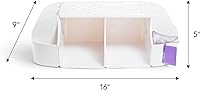Vista 4 de Munchkin® Diaper Change Organizer, Green/white