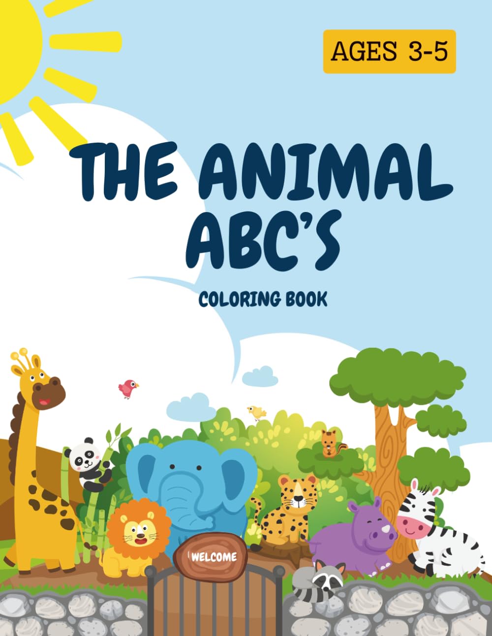 The Animal ABC's : Coloring Book