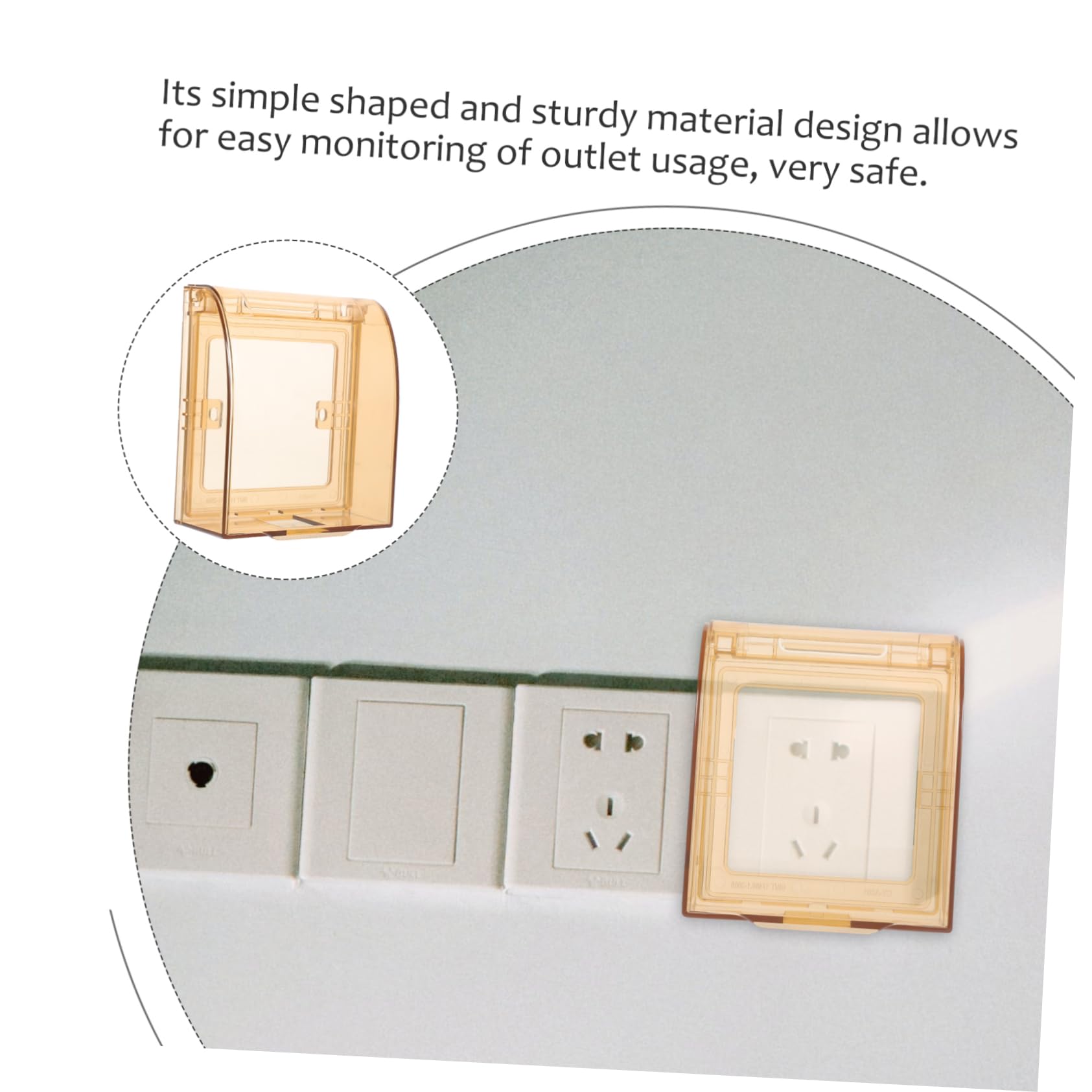 Uonlytech 10stücke Babyproof Steckdosenabdeckung Für Kindersicherheit Wetterfest Und Stabil Einfache Installation Für Standard-steckdosen Schützt Vor Elektrischem Zugang Für Kleinkinder