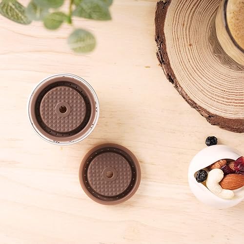 Miniatura 9 de Tapas reutilizables para cápsulas VERTUO 3 piezas  cápsulas Vertuo Vertuo vacías - 8015078fl oz cada una de 6 piezas para cafetera Vertuolina tapa