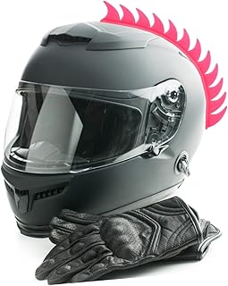 Vaguelly Capacete Decoração Capacete Spikes Adesivo Capacete Serra Spikes Capacete Mohawk Snowboard Capacete Motocicleta Meio Capacete Remendo De Capacete Capacete Modificado Esqui Homens