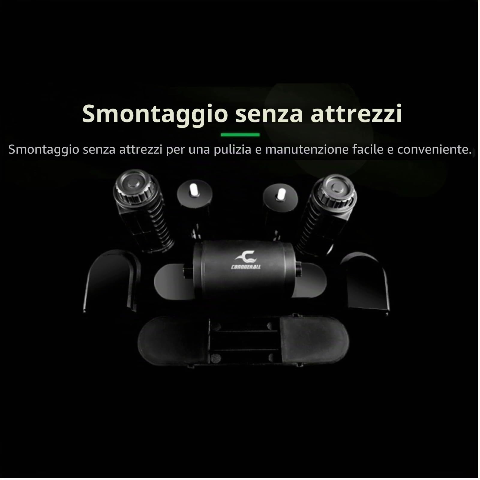 CONQUERALL Pompa a onde incrociate DC 24V 55W 10000～35000L/H regolazione multivelocità per acquario e vasche di pesce