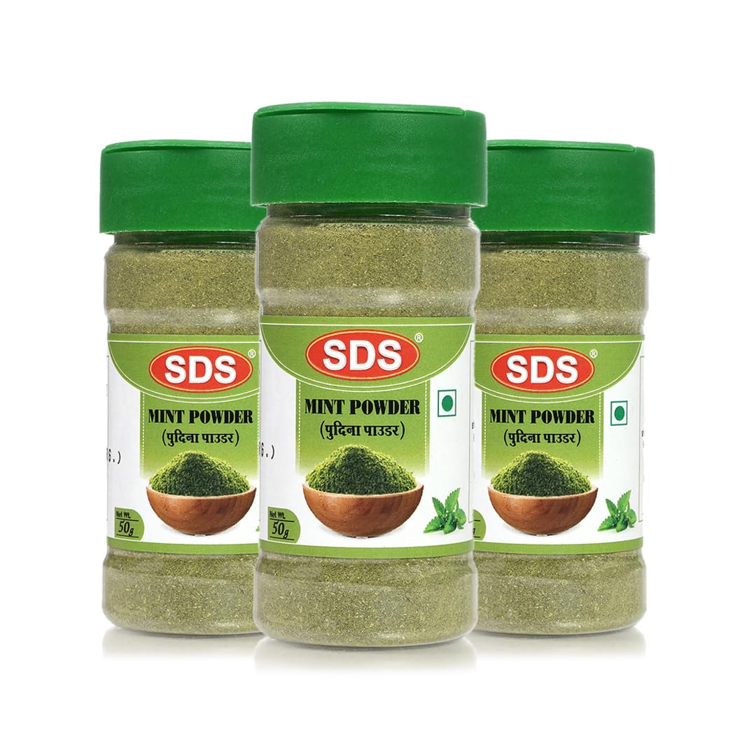 SDS Pudina Powder: The Essence of Fresh Minty Flavor - 50g (Pack of 3) (B0CJV96G1D) Amazon Price History, Amazon Price Tracker