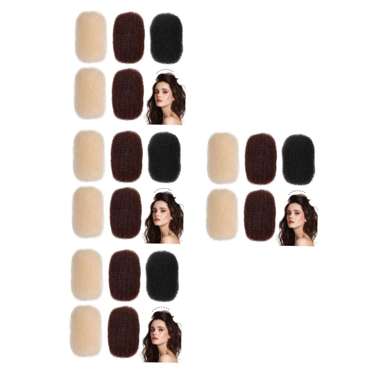 4 Sätze Erhöhte Haarspangen Haarstyling-tools Haarbasisclips Dekorative Haarspangen Haarpolsterklemmen Haar-accessoire 5 Stück * 4