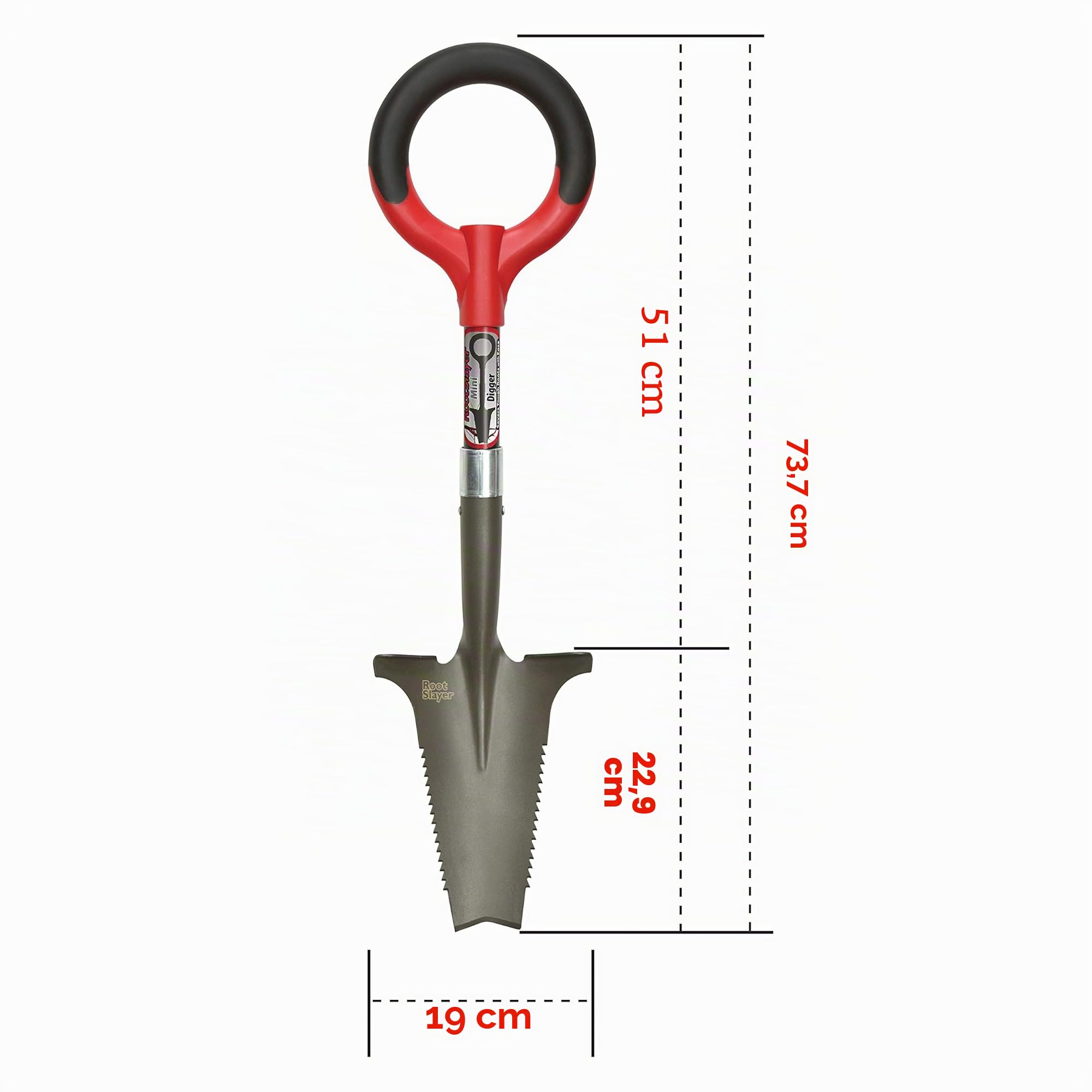 Radius Garden Pelle Rouge Root Slayer Mini-Pelleteuse