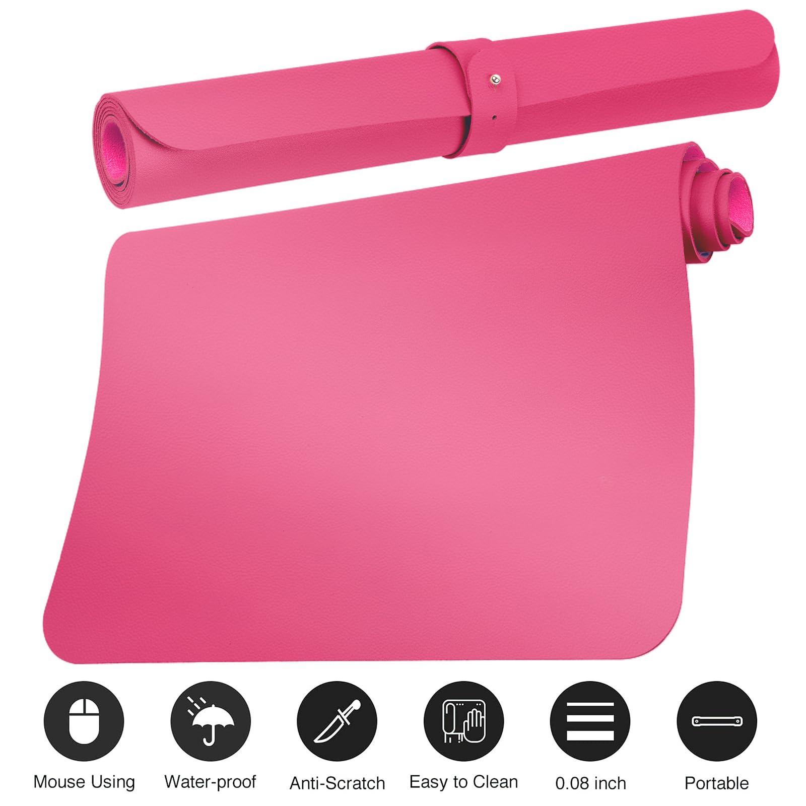 Amazon.co.jp: レザーデスクマット 47インチ x 24インチ XXX ラージ