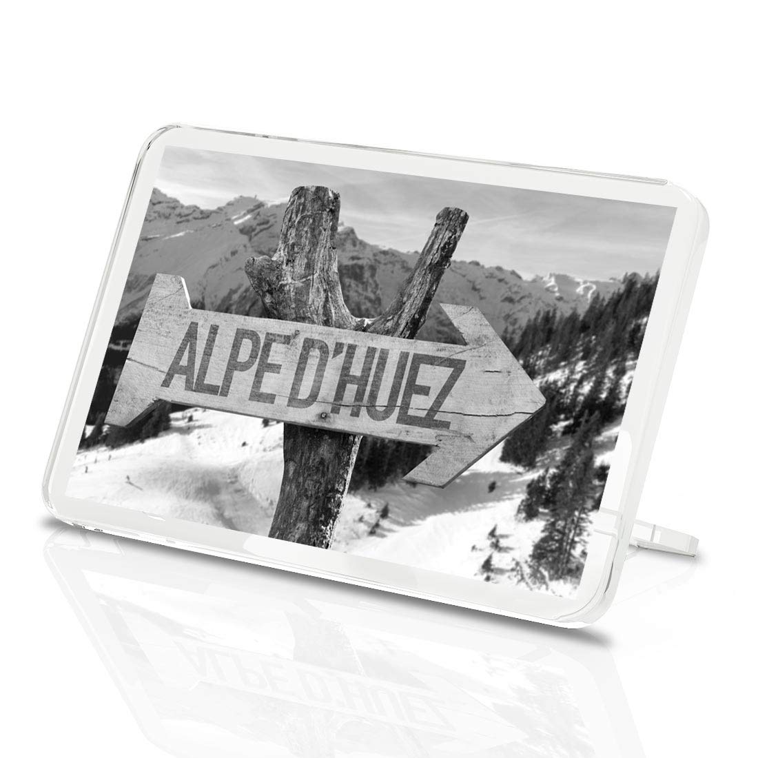 Destination Vinyl Ltd Multicolor 1 X Fridge Magnet - Alpe D'huez Sign Ski Resort #36217