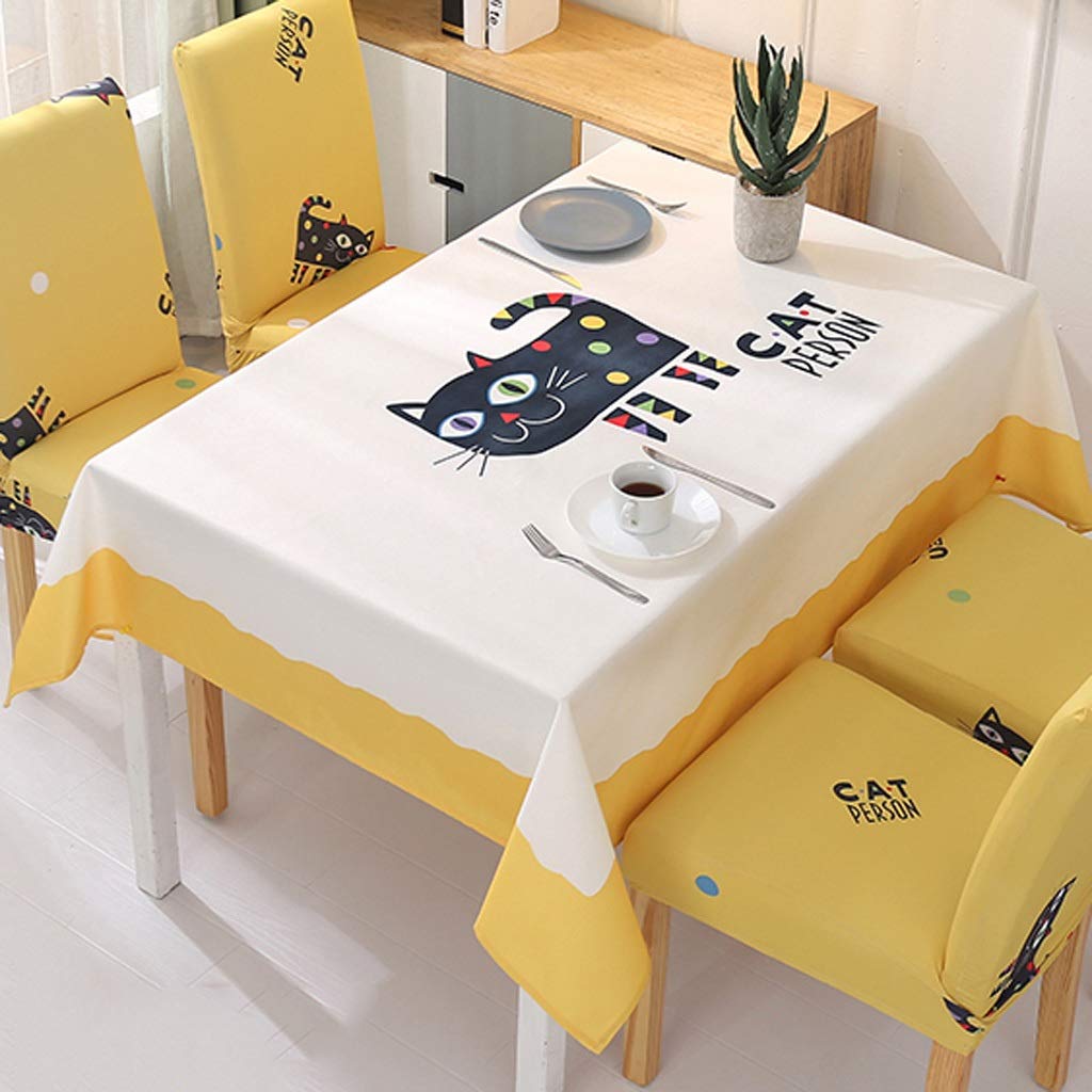 Nappe de table rectangulaire nordique coton et lin taille L coloris G