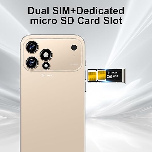 Miniatura 5 de MMY 17PROMA X - Teléfono celular desbloqueado de 16+1 TB, pantalla HD de 6.9 pulgadas, Android 15 7000 mAh de larga duración de batería, 5Gdoble