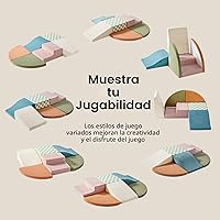 Vista 5 de Tiny Land - Juego de 6 bloques de espuma suave para escalar para niños pequeños, bloques de espuma para bebés, juguetes de escalada para parque