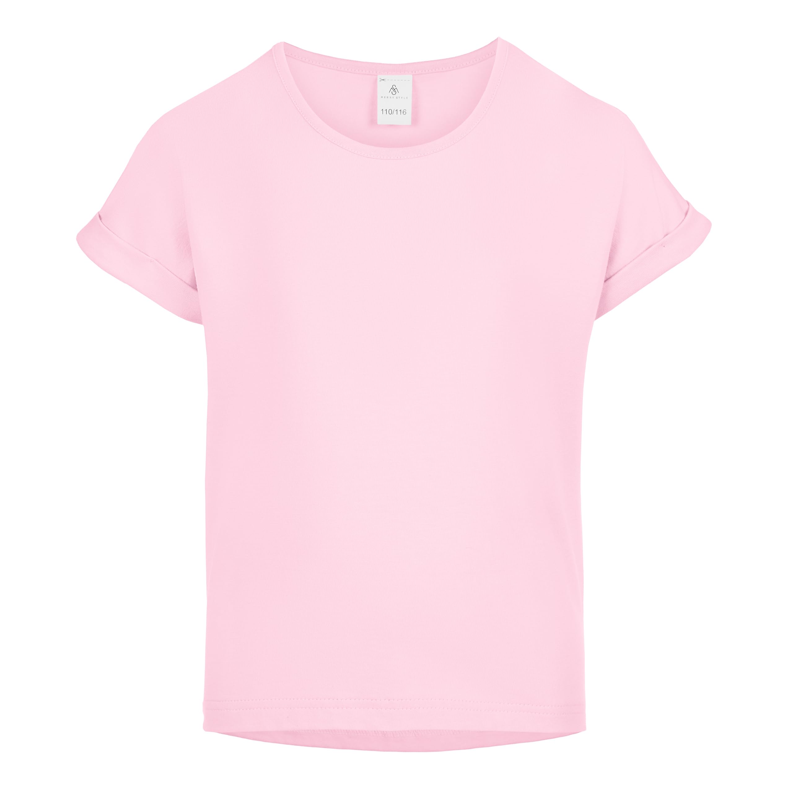 Merry Style T-Shirt für Mädchen aus weicher Baumwolle – Bequeme Mädchenkleidung MS-468