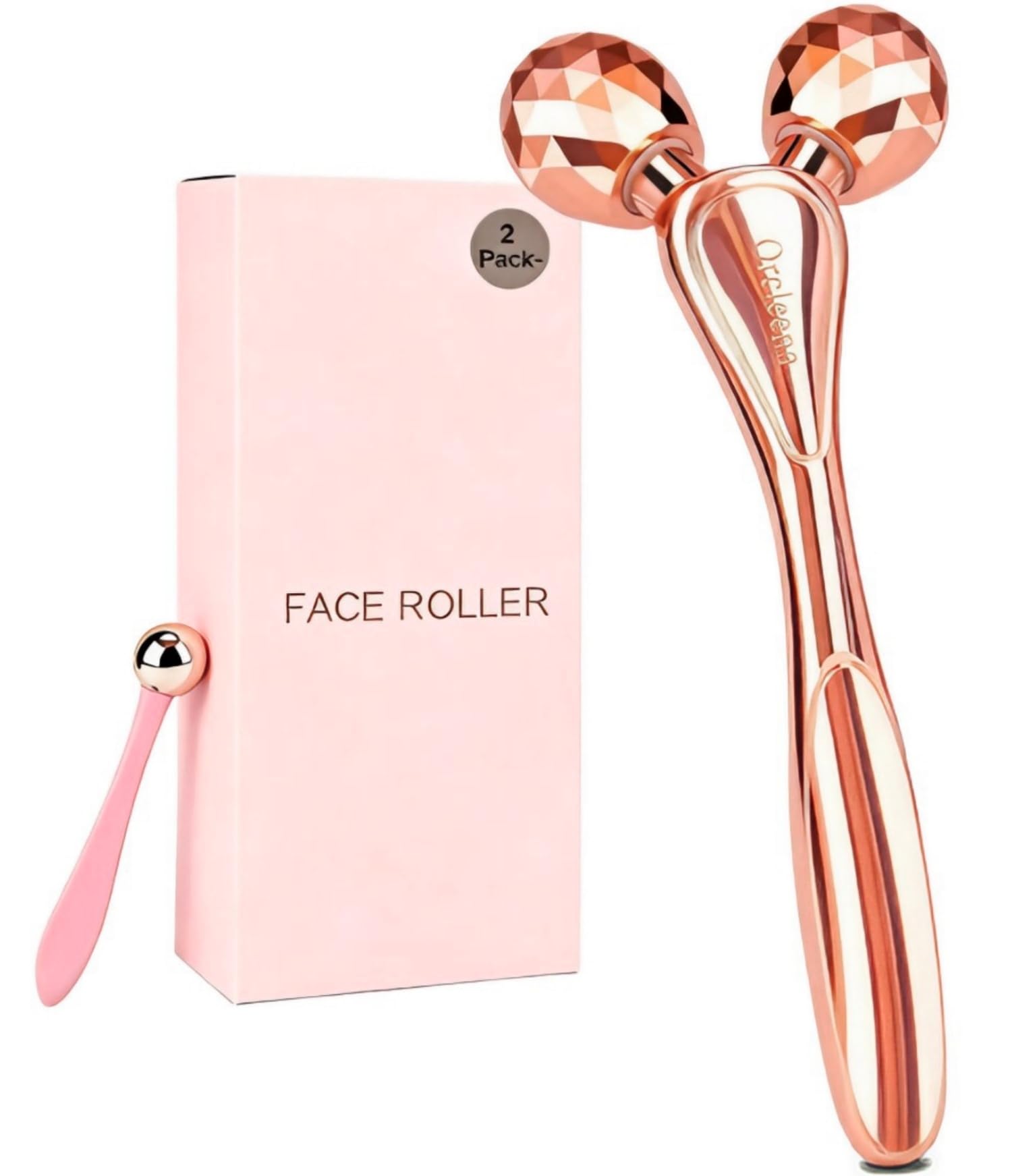 Amazon.com: 3D Face Roller Set Facial Massage Tool with Eye Cream