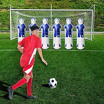 sailupxinyuan Inflatable Soccer Dummy Goalkeepr Air Mannequin Free Kick Wall Goalkeeper Defender Training