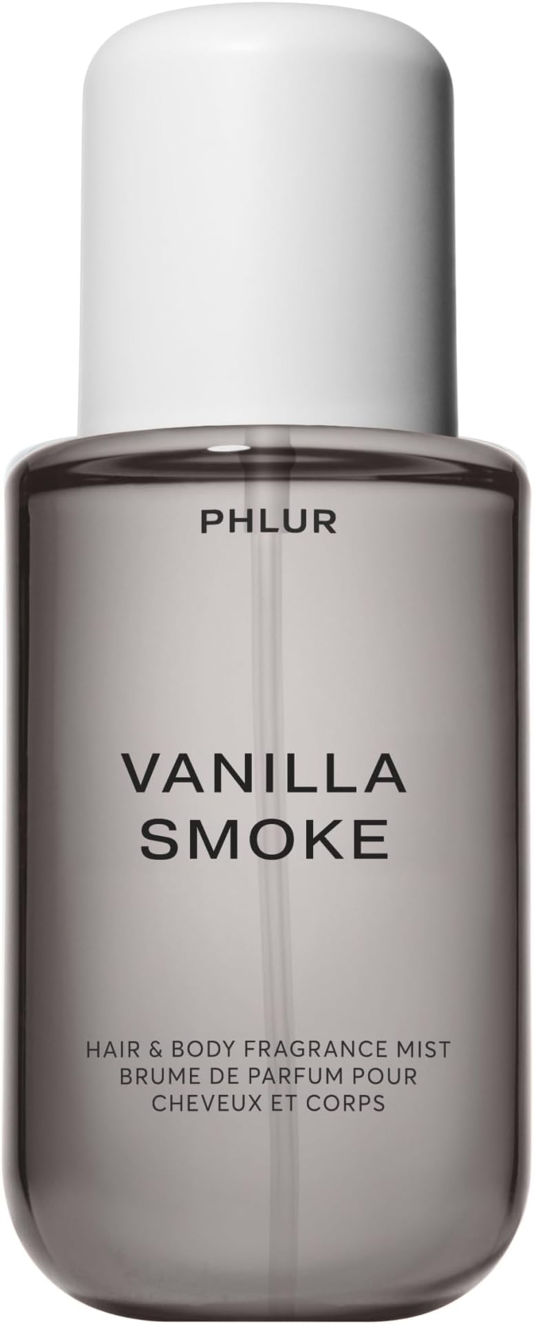 PHLUR Vanilla Smoke Body Mist, 8 Fl Oz - Hair and Body Perfume for Women, Woody Vanilla Perfume Body Spray with Bergamot, Cacao, Incense and Amber Fragrance