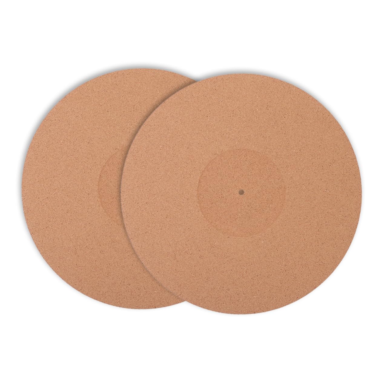 LIFKOME Vinyl Recorder Mats Cork Turntable Mats Pcs Record Player Protective Pads Anti-static