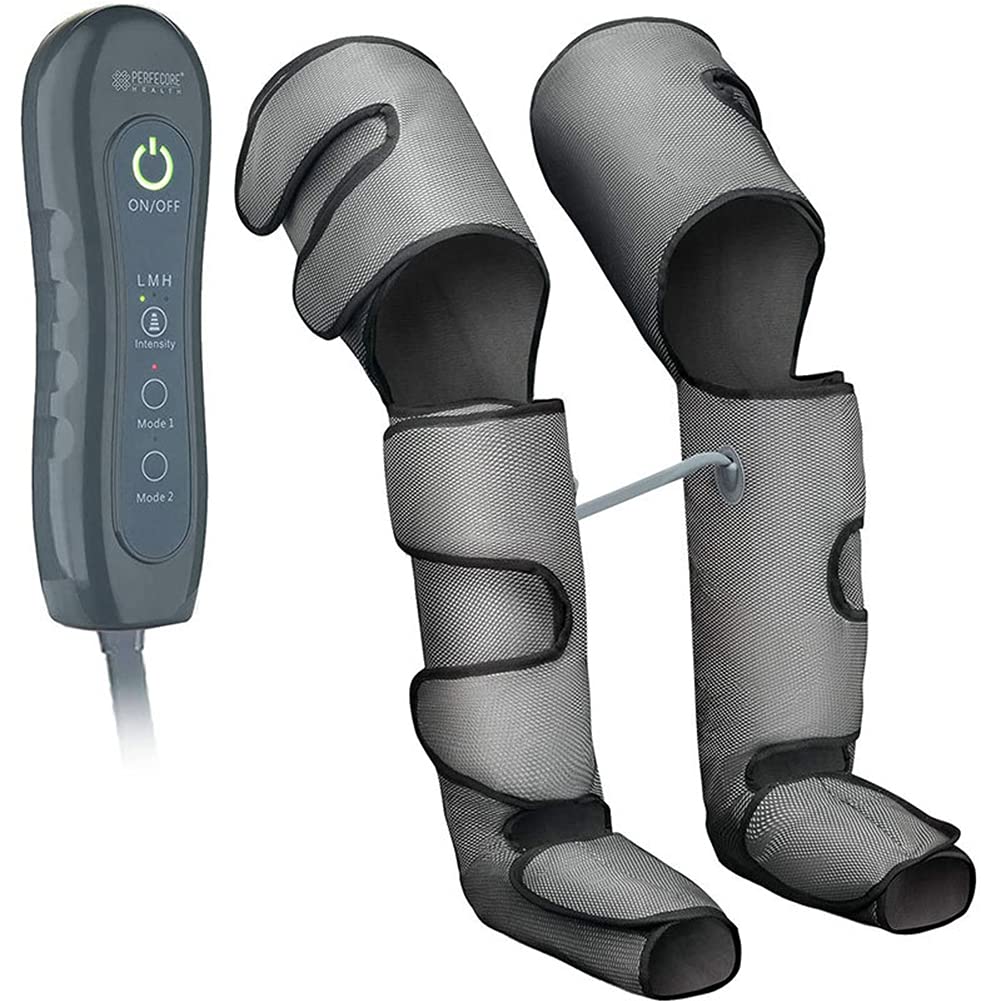 Pneumatyczny masażer nóg Fizjoterapia Buty regeneracyjne System obiegu powietrza, 4 tryby 3 intensywności 360° Masaż stóp do masażu Relaks Łydki Stopy Udo
