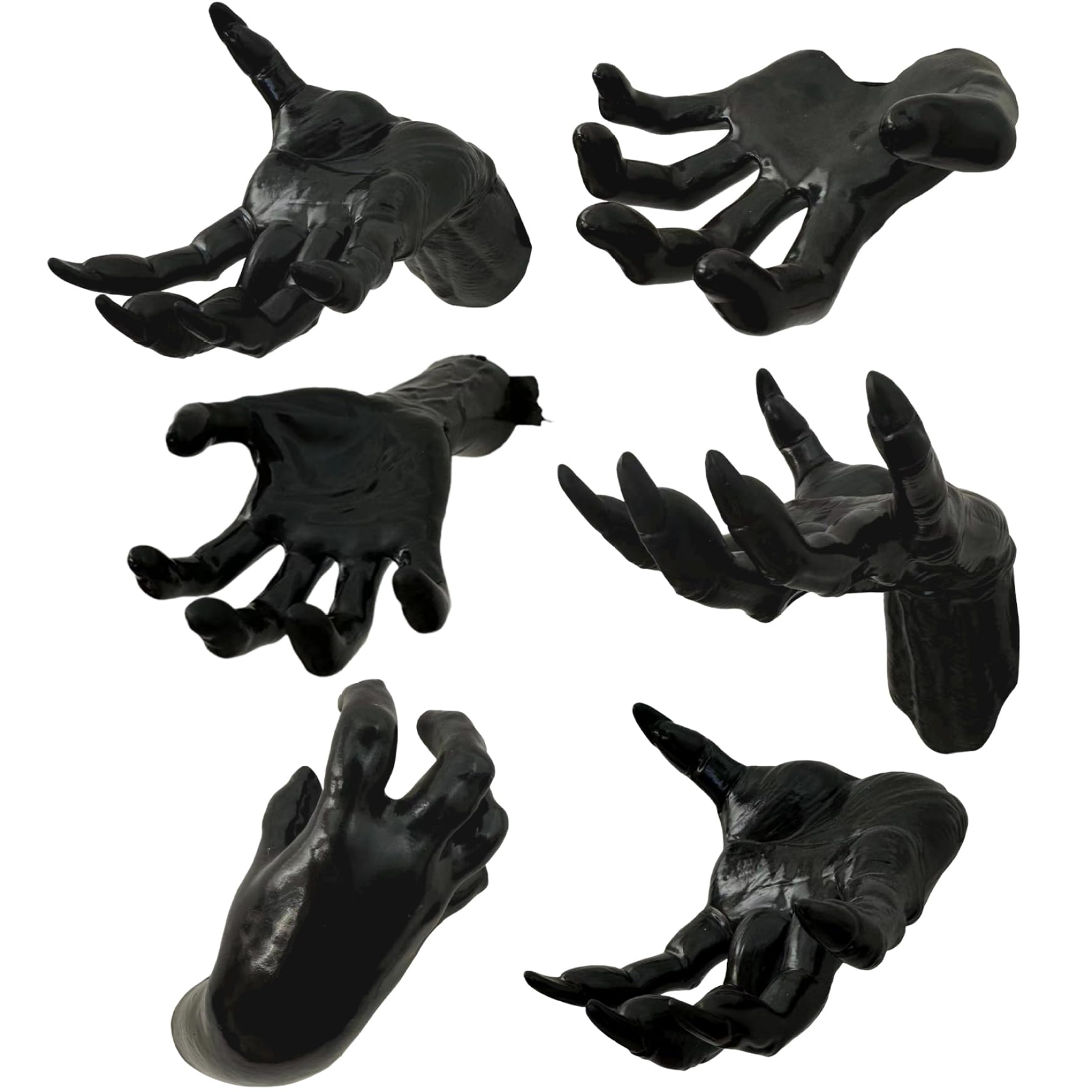 Hands effrayants pour décorer un couloir de maison hantée d'Halloween