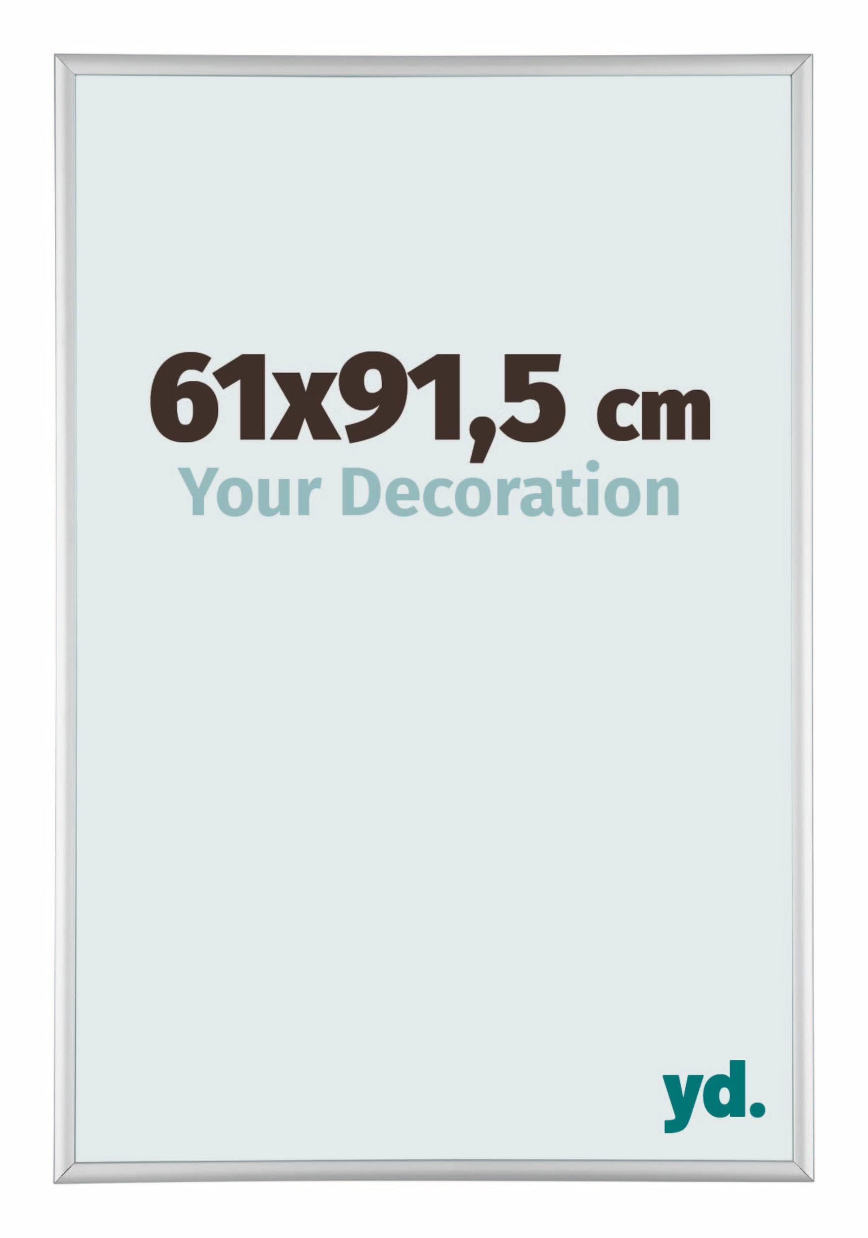 Your Decoration - Picture Frame 61x91,5 cm - Silver Matte - Decorative Wall Frame in Aluminium with Antireflection - Frame 61x91,5 - Kent