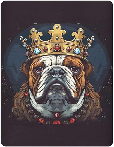 Miniatura 2 de Fitted Crib Sheets Bulldog with A Crown Baby Crib Sheets for Boy & Girl Toddler Mattress Sheets 21216047