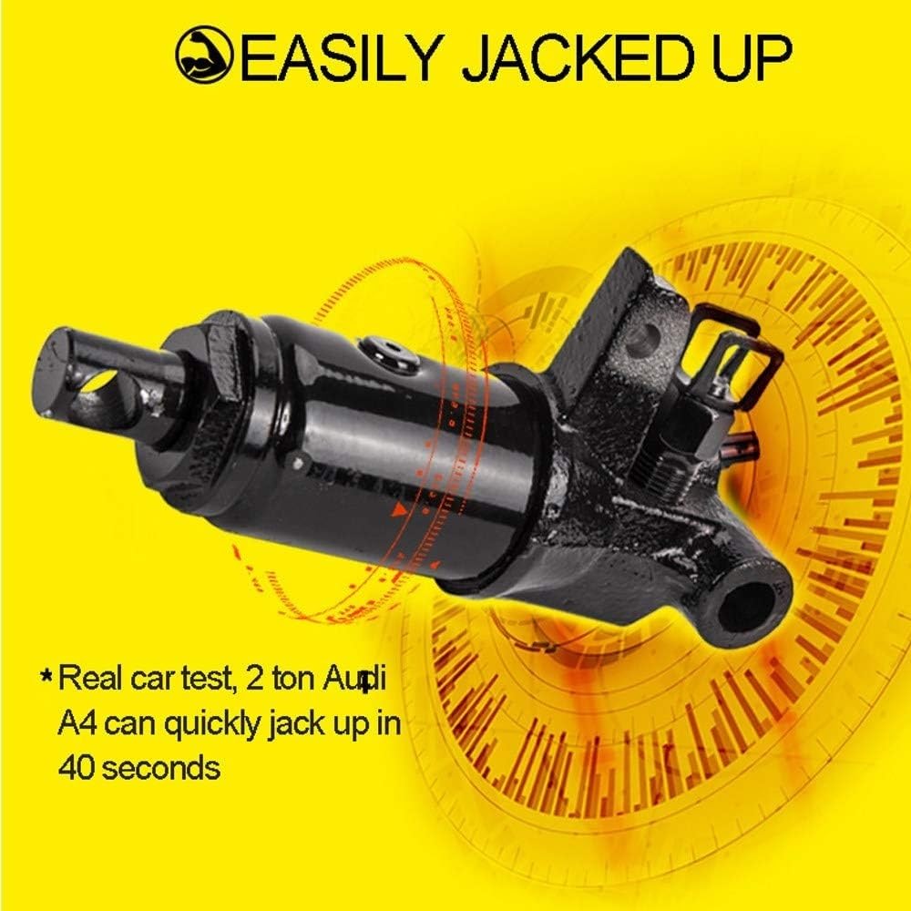 CKKNILV Hydraulic Jack 3 Tons, 3t Horizontal Jack Car, Adjustable Lift Height 135 to 460mm 4 Wheels