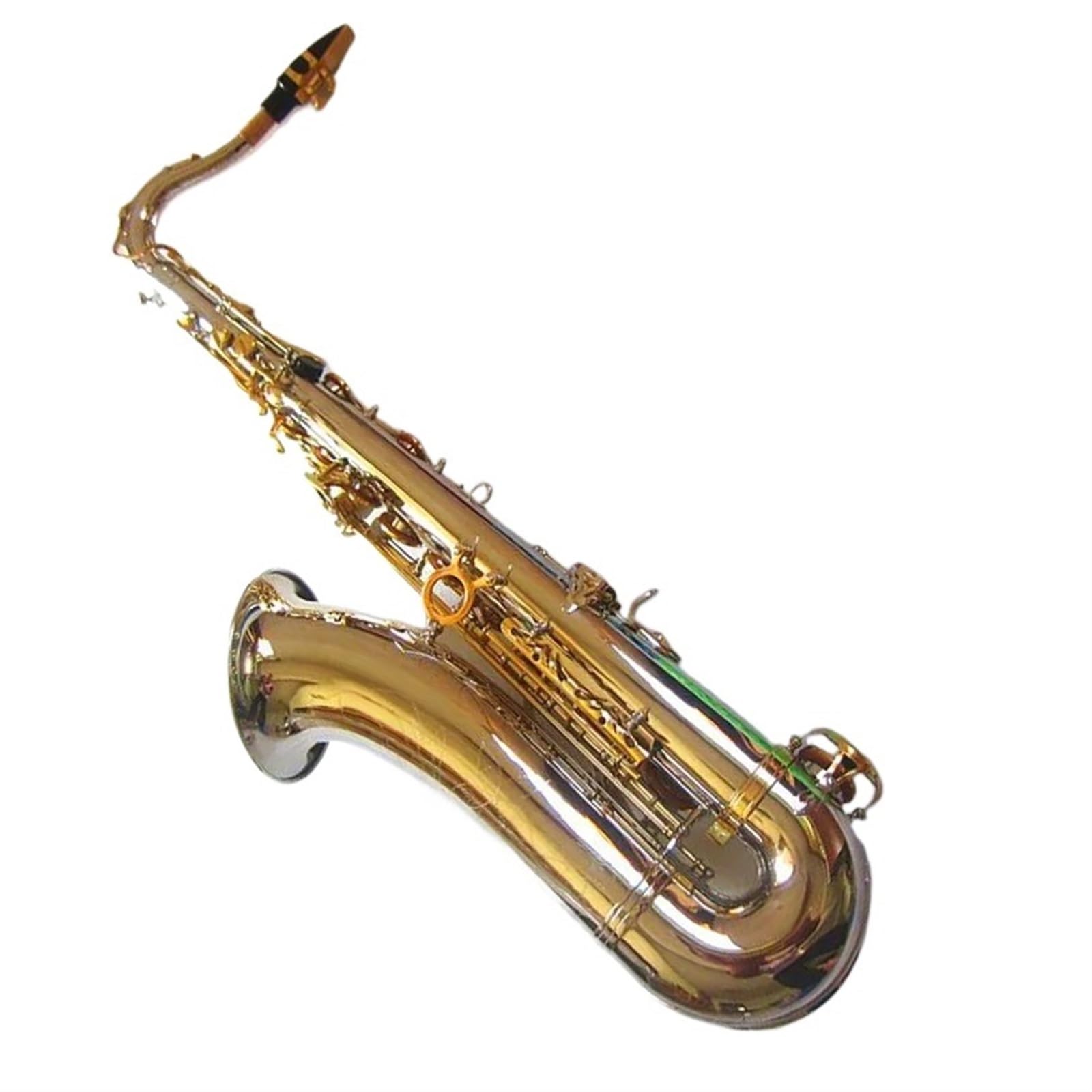 Saksofon Z Mosiądzu Saksofon Tenorowy Srebrny Nikiel Złoty Klawisze Ustnik Do Saksofonu Stroiki Gryf Akcesoria Do Instrumentów Muzycznych