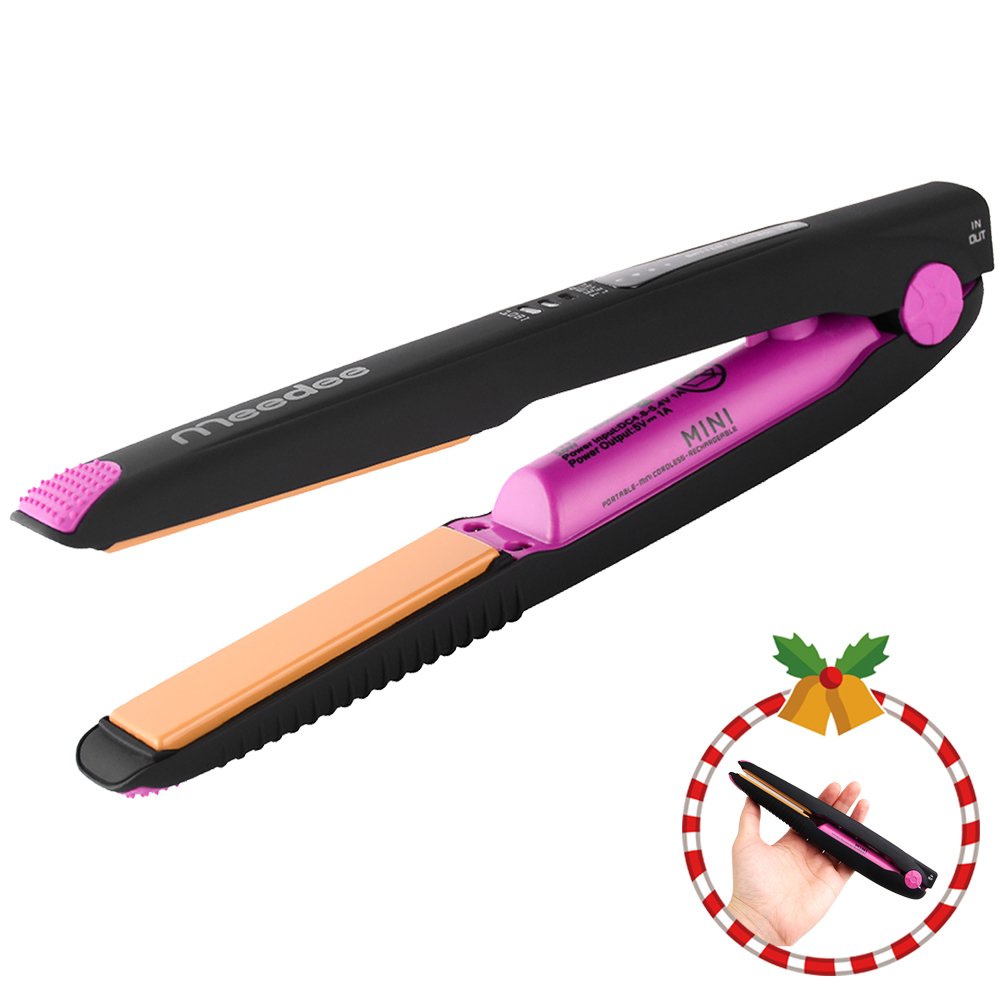 Buy Cordless Travel Flat Iron Mini Straightener Rechargeable Portable