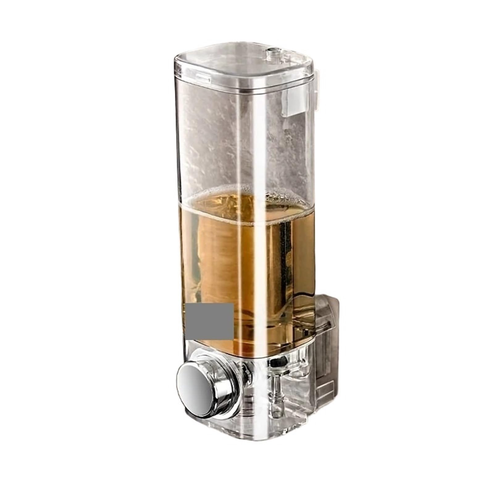 Wall Mounted Soap Dispenser Wall Mounted Soap Dispenser With No Need For Drilling Installation(Clear)