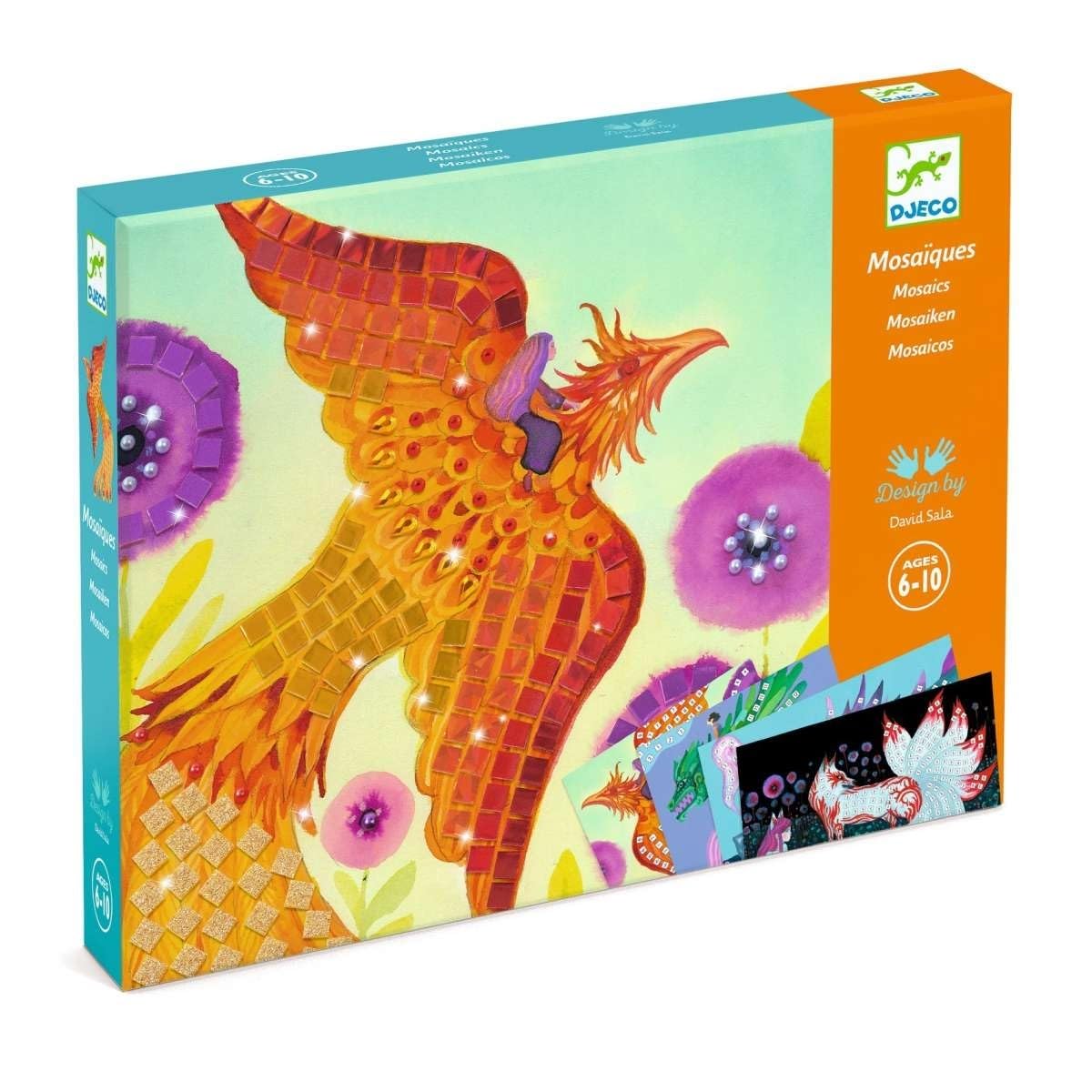 Djeco Multicolor Dj09408 Mosaics Mythical Creatures