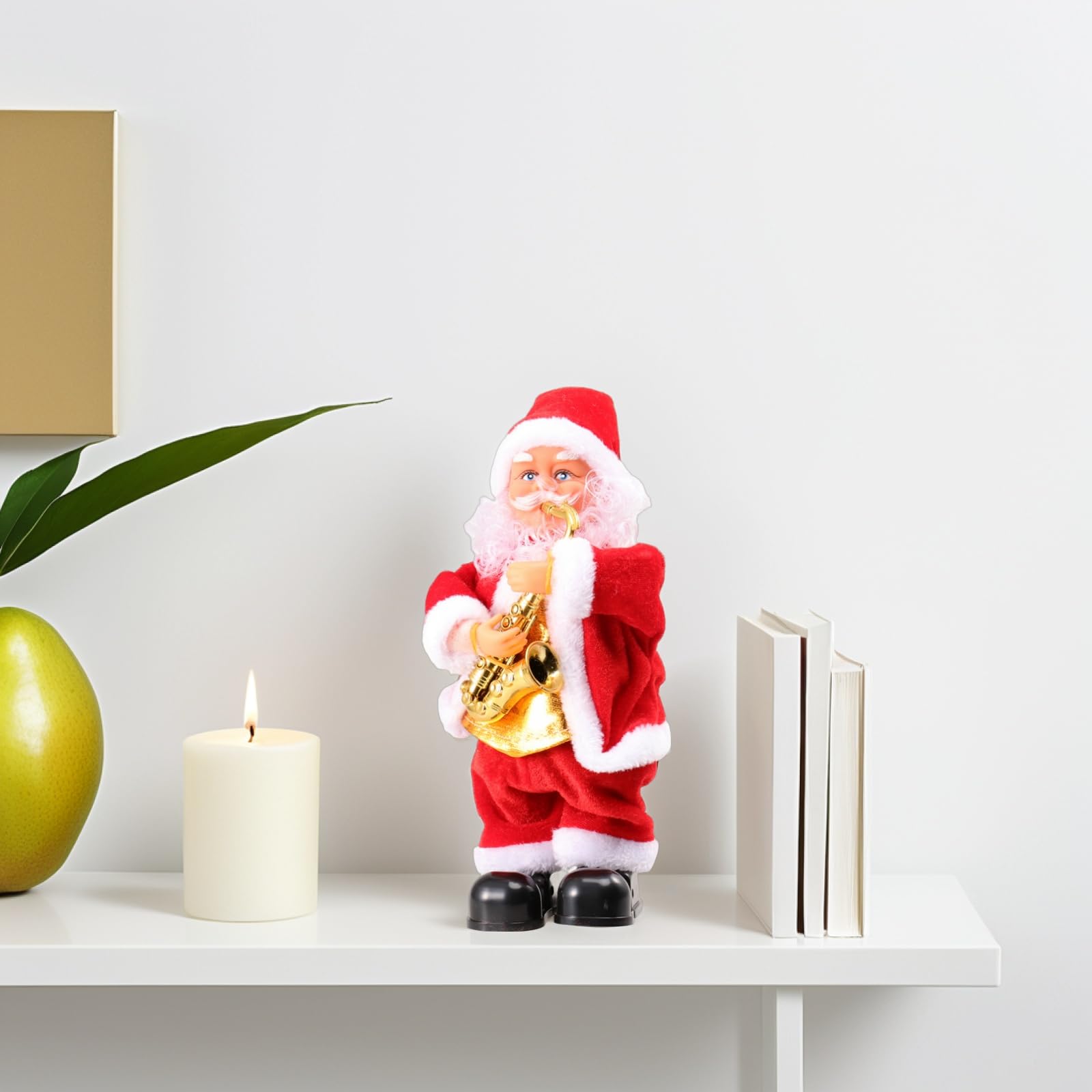 Amazon.com: STOBOK Dancing and Singing Santa Claus Doll Battery
