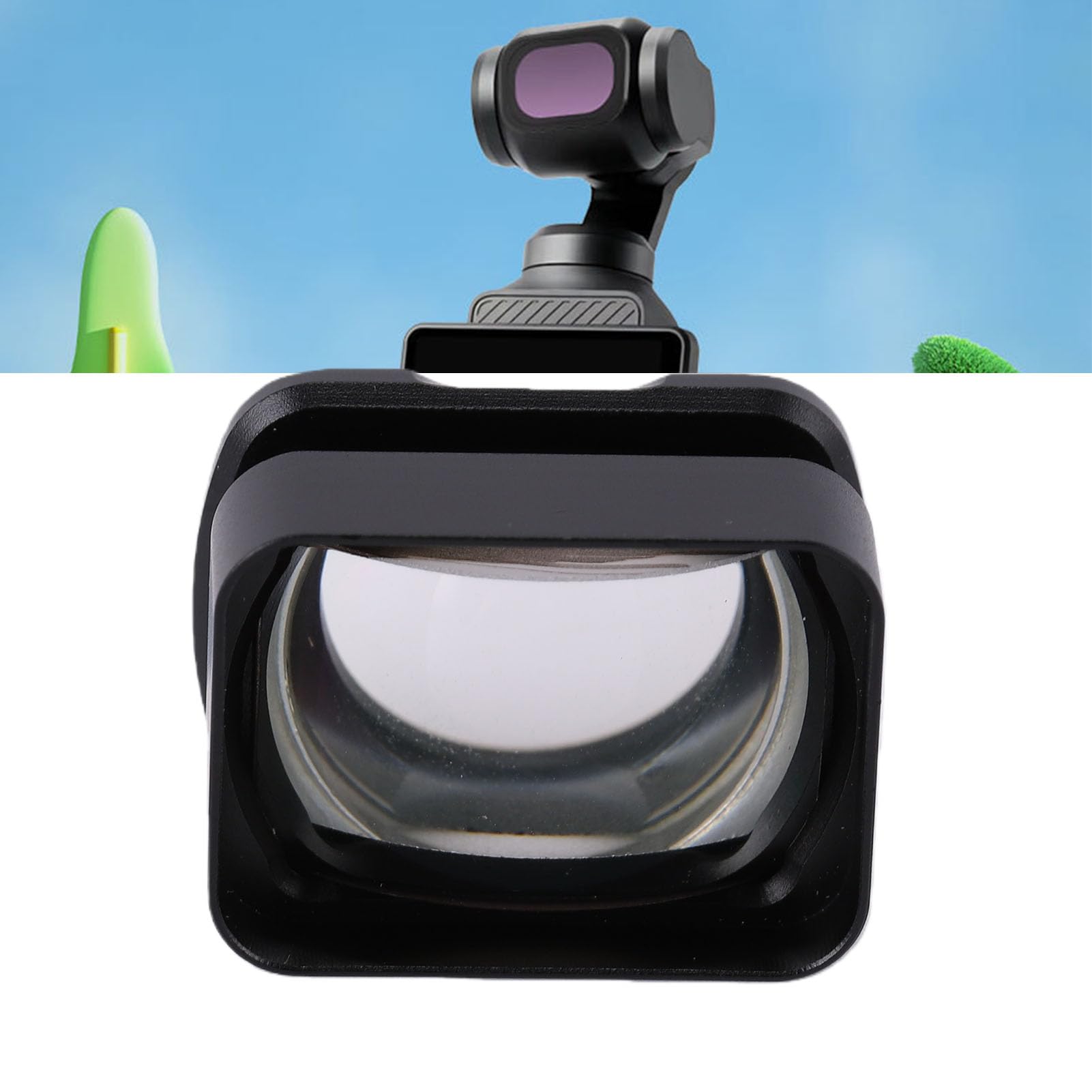 Yctze Lente Zoom 2X per Tasca 3 Ad Alta Definizione Fotografia a Lunga Distanza Comoda e Portatile, Compatibile con 3 Attacco Magnetico