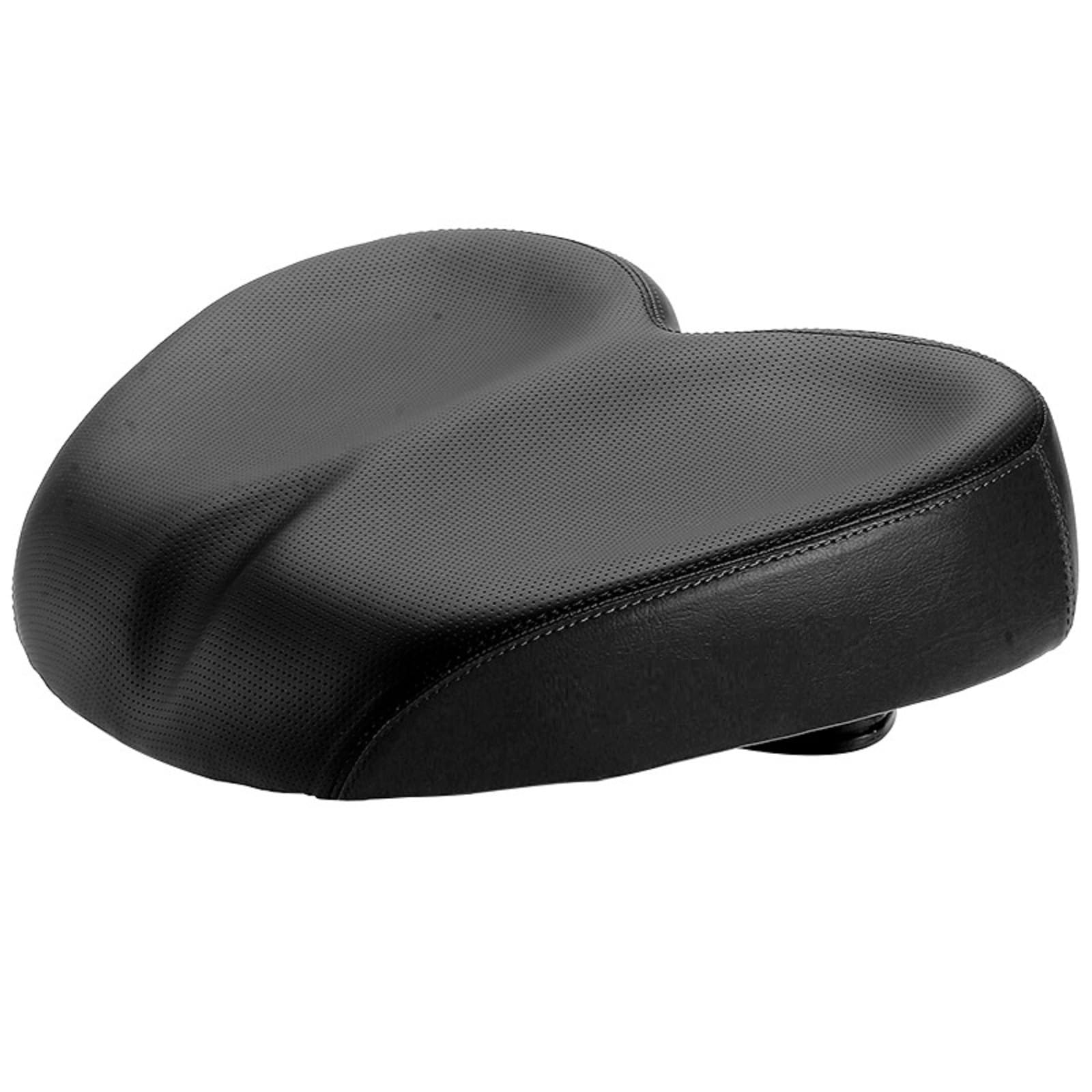 Noseless Bike Seat, Extra Comfort Bicycle Seat, Wide Large Bicycle Saddle with PU Waterproof and Sponges Soft Pad, Suitable for Men and Women Outdoor & Indoor Riding